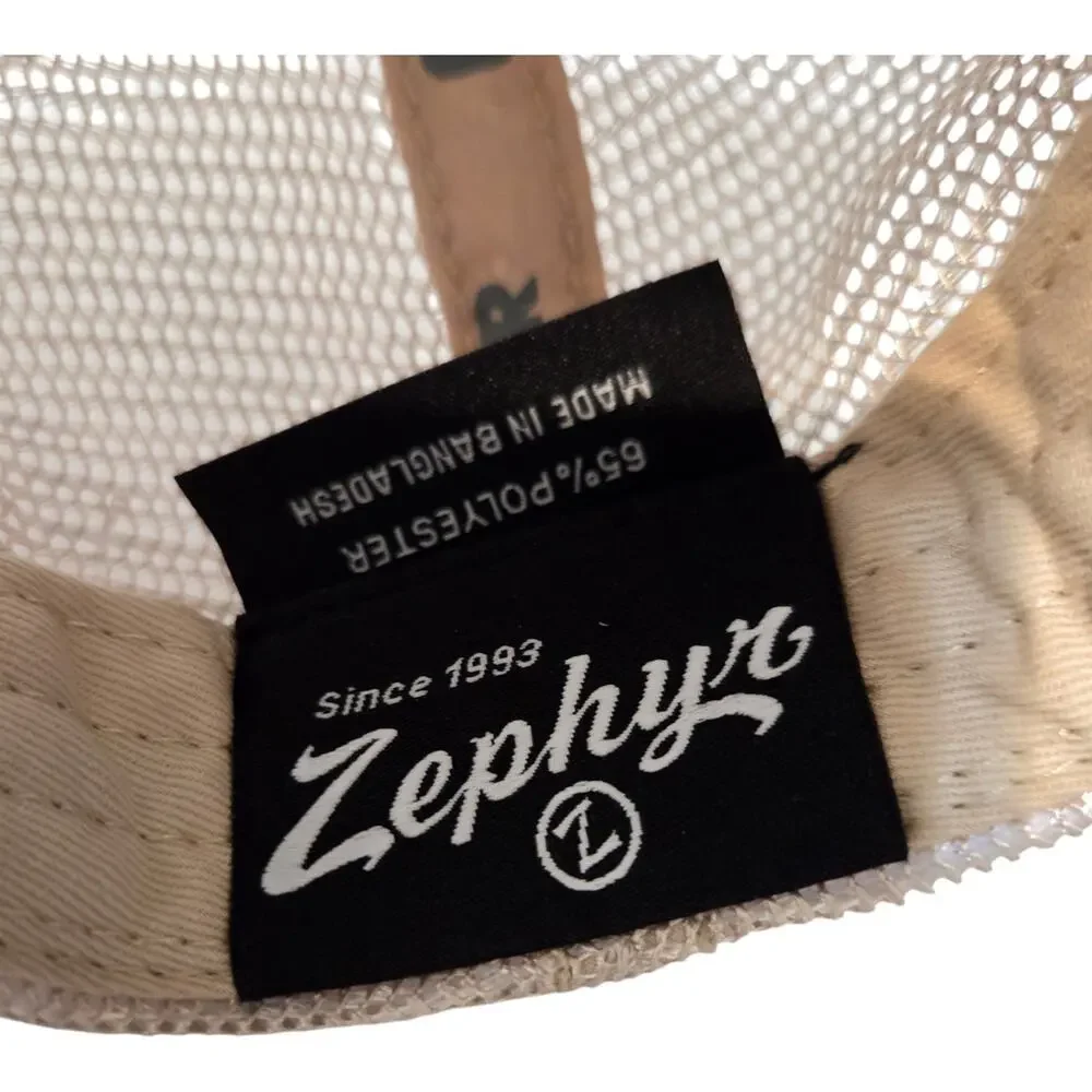 Snake River Angler Trucker Hat Jackson Hole Wyoming Zephyr Fishing Mesh Cap New